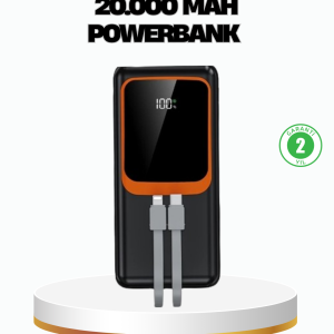 Powerbank 20000 mAh 22.5W Hızlı Şarjlı ve Kompakt Çoklu Kablo Çıkışlı