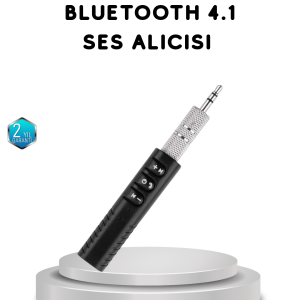 Mini Bluetooth Ses Alıcısı 3.5mm Girişli Kablosuz Müzik Adaptörü