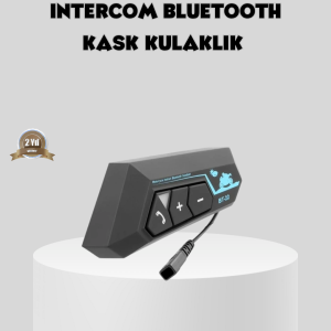 BT22 Kask İçi Bluetooth Kulaklık Hızlı Eşleşme ve Gürültü Önleyici Mikrofon