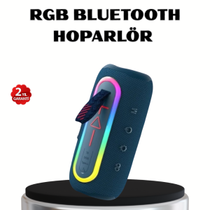Mini Mavi Bluetooth Hoparlör Şık Görünüm ve Taşınabilir Güçlü Ses