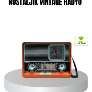 Vintage Radyo – Nostaljik Tasarım ve Modern Teknoloji Bir Arada