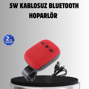 Taşınabilir Bluetooth Hoparlör – 5W Güçlü Ses TWS ve FM Radyo Özellikli