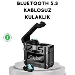 Kablosuz Bluetooth 5.3 Kulaklık – Aktif Gürültü Engelleme ve Gecikmesiz Oyun Modu