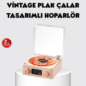 Bluetooth Hoparlörlü Gece Lambası Dijital Saatli Şeffaf Su Dalgası Işıklı Dekoratif