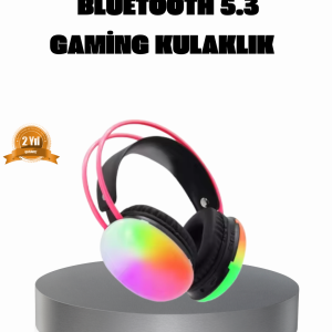 Ergonomik RGB Bluetooth Kulaklık 3D Ses