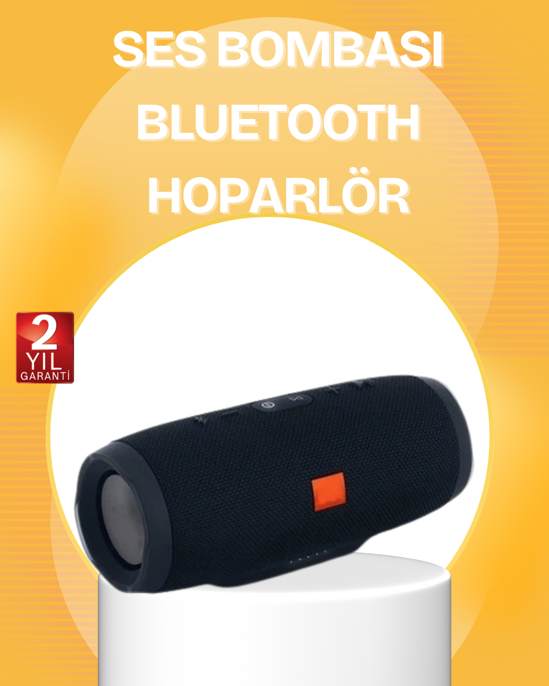 Taşınabilir Bluetooth Hoparlör 20W Güçlü Stereo Suya Dayanıklı