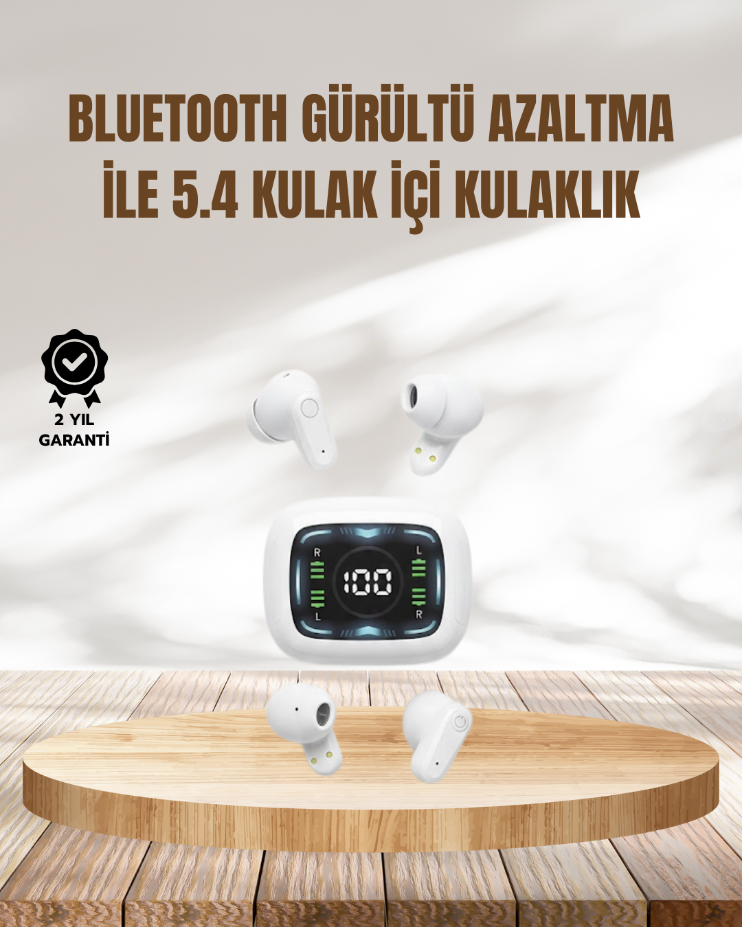 Gürültü Engelleme Özellikli Kablosuz Kulaklık Güçlü Çekim