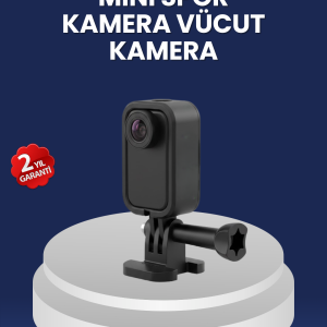 Vlog Seyahat ve Günlük Video Çekimleri İçin Mini Kamera