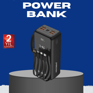 Çok Çıkışlı Taşınabilir Şarj Cihazı Dijital Göstergeli