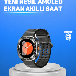 Değiştirilebilir Kordonlu Akıllı Saat IPS Ekran ve Bildirim Desteği