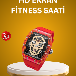 Geniş Ekranlı Akıllı Saat Şık ve Modern Tasarım