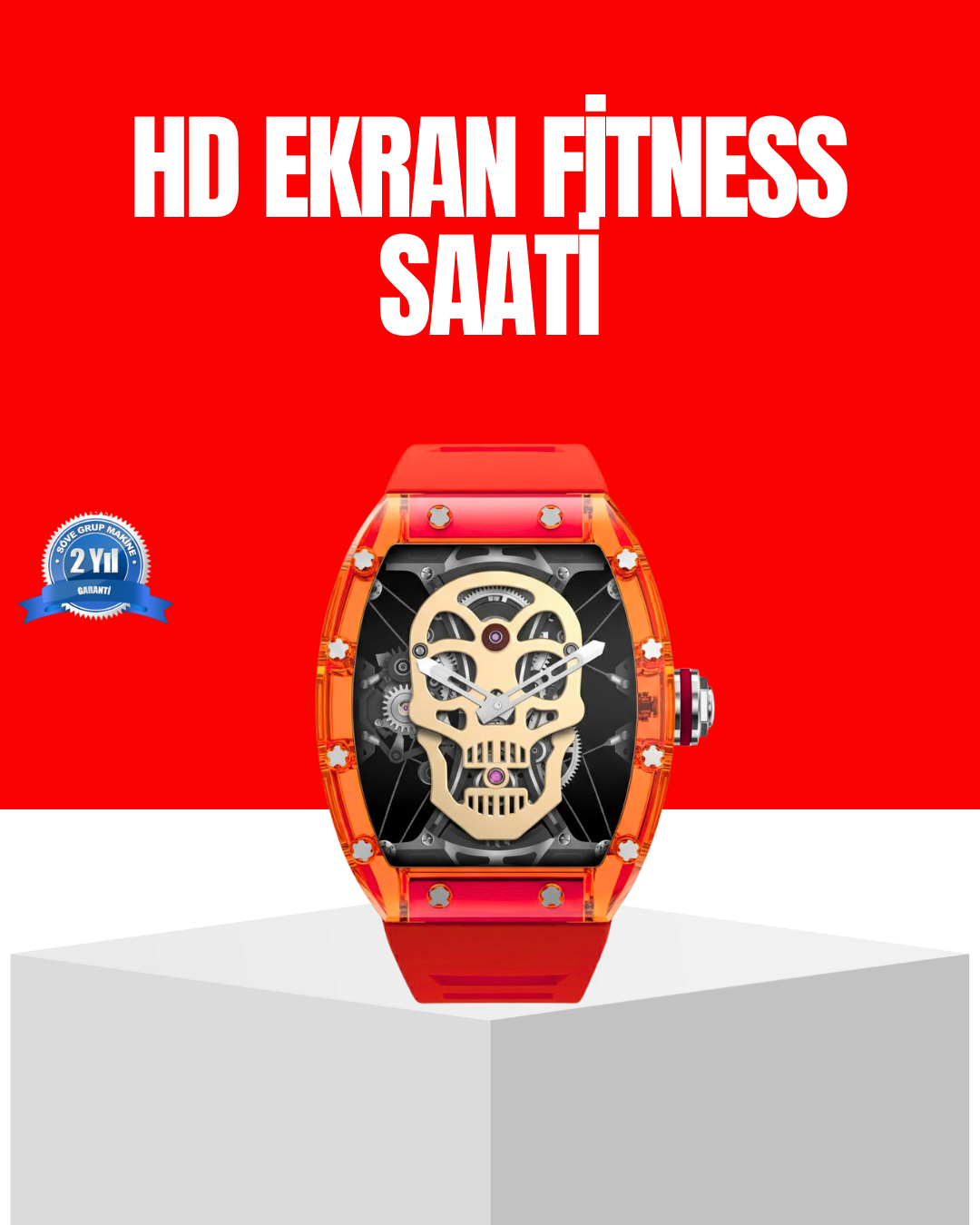 Manyetik Şarjlı Akıllı Saat iOS Android Uyumlu