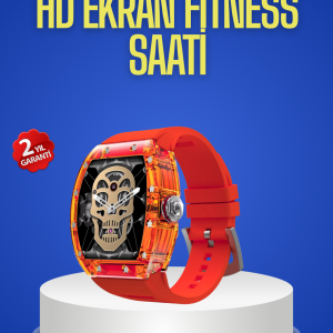 Şeffaf Tasarımlı Akıllı Saat Dokunmatik Ekranlı