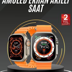 Akıllı Saat Android ve İOS Uyumlu 49 MM NFC Özelliği GPS Takibi