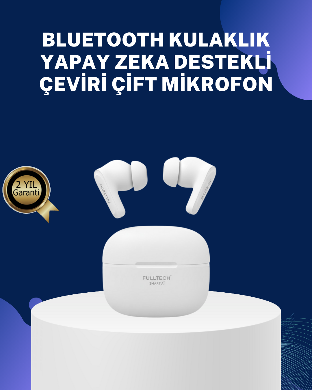 Akıllı Çeviri Teknolojili TWS Kulaklık Gürültü Engelleyici