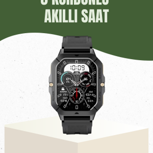 Şık ve Hafif Akıllı Saat Spor ve Günlük Kullanım
