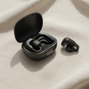 Açık Kulak Kablosuz Spor Kulaklık Dual Mikrofon ve LED Gösterge