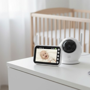 Gece Görüşlü Hareket Takipli Bebek Kamera Sistemi