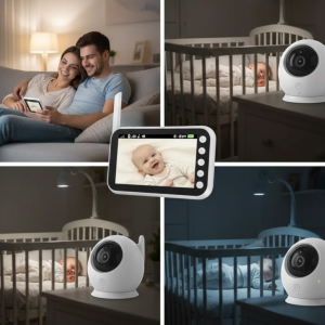 4.5 İnç Ekranlı Gece Görüşlü Bebek Kamerası ve Monitörü