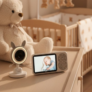 Gece Görüşlü Bebek Telsizi Besleme Hatırlatıcılı LCD Ekran