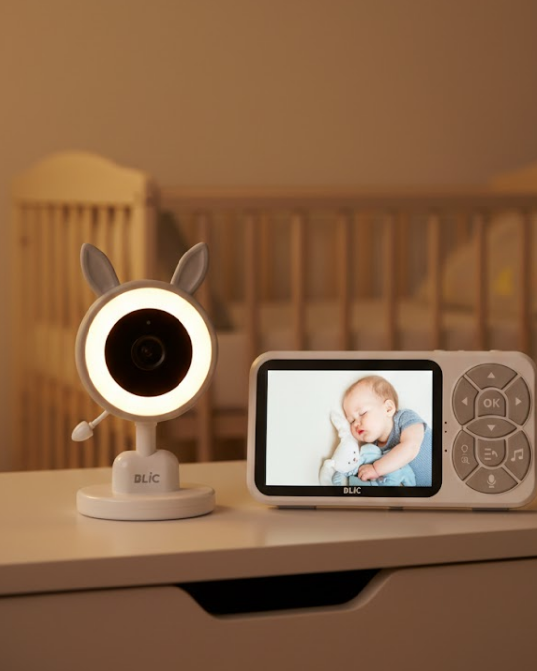 Çoklu Kamera Destekli Bebek İzleme Sistemi RGB Gece Lambalı