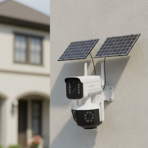 Güneş Enerjili 4G IP Kamera Dış Mekan Uyumlu Hareket Algılamalı