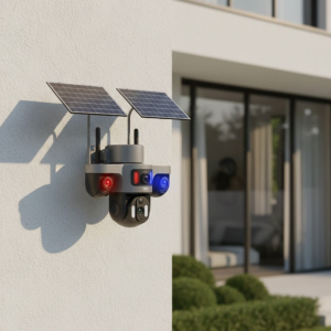 Çoklu Lensli 9MP Solar Güvenlik Kamerası 4G SIM Kart Destekli