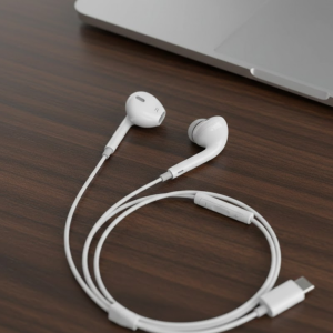 Type C Uyumlu Mikrofonlu Kulak İçi Kulaklık Konforlu Tasarım