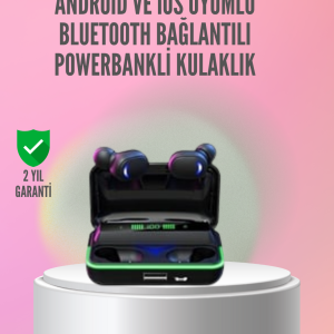 Powerbank Özellikli Bluetooth 5.1 Kulaklık Oyun ve Müzik İçin