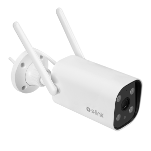 S-LINK SL-BLT01 Akıllı Güvenlik Kamerası WiFi 2Mpix 3.6mm Lens 10m. Gece Görüşü Micro SD Kartlı TUYA Yazılım Büyük Kasa