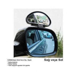 Dis Dikiz Ilave Ayna Egitmen Aynasi Siyah