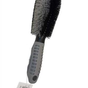 Firça Jant 25 Cm Oval Gri-Siyah Delux