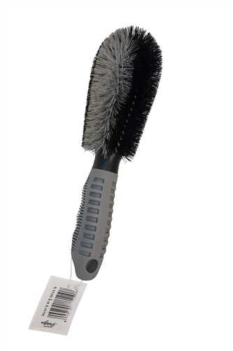 Firça Jant 25 Cm Oval Gri-Siyah Delux