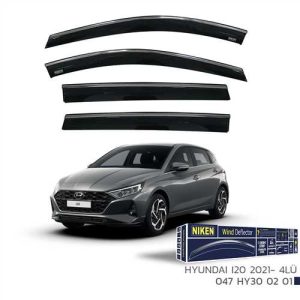 Hyundai I20 2021- Kromlu Cam Rüzgarligi 4Lü