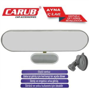 Iç Ilave Ayna Çift Görüs Beyaz 27Cmx 7Cm