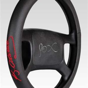 Direksiyon Kilifi 38Cm Siyah Kirmizi Atatürk Imzali