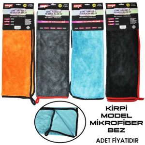 Microfiber Kirpi Temizlik Bezi 50Cmx70Cm Çift Yönlü