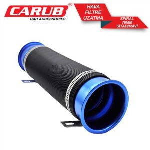Hava Filtre Uzatma Hortumu Spiralli 76Mm Mavi