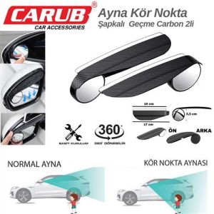 Kör Nokta Ayna Sapkali Geçme 2 Li Tk