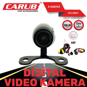 Kamera Geri Vites Kelebek 12V 18,5 Mm Gece Görüs