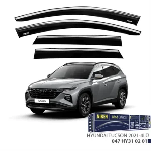 Hyundai Tucson 2021- Kromlu Cam Rüzgarligi 4Lü