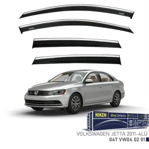 Vw Jetta 2011- Kromlu Cam Rüzgarligi 4Lü
