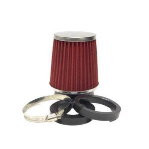 Hava Filtresi 2 Aparat Krom Kirmizi (Küçük)