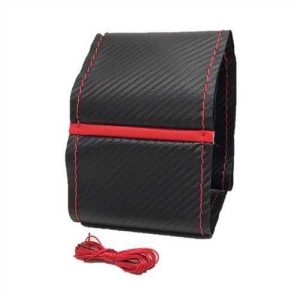 Direksiyon Kilifi Carbon Igne Örgülü Siyah