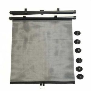 Yan Cam Makarali Perde Siyah 2 Li 36X54 Cm