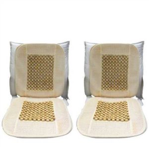 Minder Hasirli+Boncuklu Ahsap Krem 2 Li Set