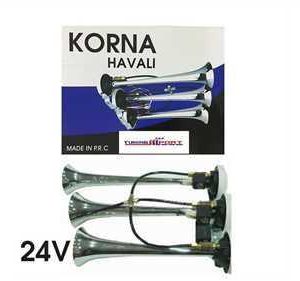 3 Borulu Havali Otobüs ( Arap ) Korna  12V