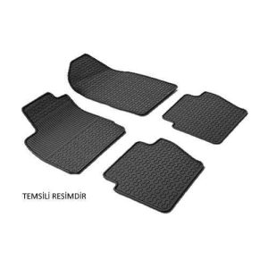 Opel Astra H 2004-2010, Zafira B 2005-2011 Siyah Kauçuk Paspas