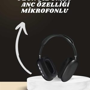 Kulak Üstü Kulaklık Pro9 ve Yeni Nesil Akıllı Saat Android ve İOS Uyumlu ANC Özelliği
