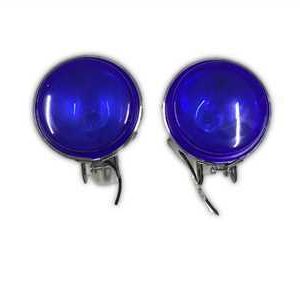 Sis Lambasi Oben Yuvarlak Mavi Cam 9 Cm